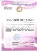 ЗОЛОТАЯ МЕДАЛЬ, 2018 ЗОЛОТАЯ МЕДАЛЬ, 2018