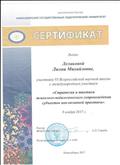Сертификат участника VI Всероссийской научной школы с международным участием "Стратегия и тактика психолого-педагогического сопровождения субъектов инклюзивной практики" 2017 год Сертификат участника VI Всероссийской научной школы с международным участием "Стратегия и тактика психолого-педагогического сопровождения субъектов инклюзивной практики" 2017 год